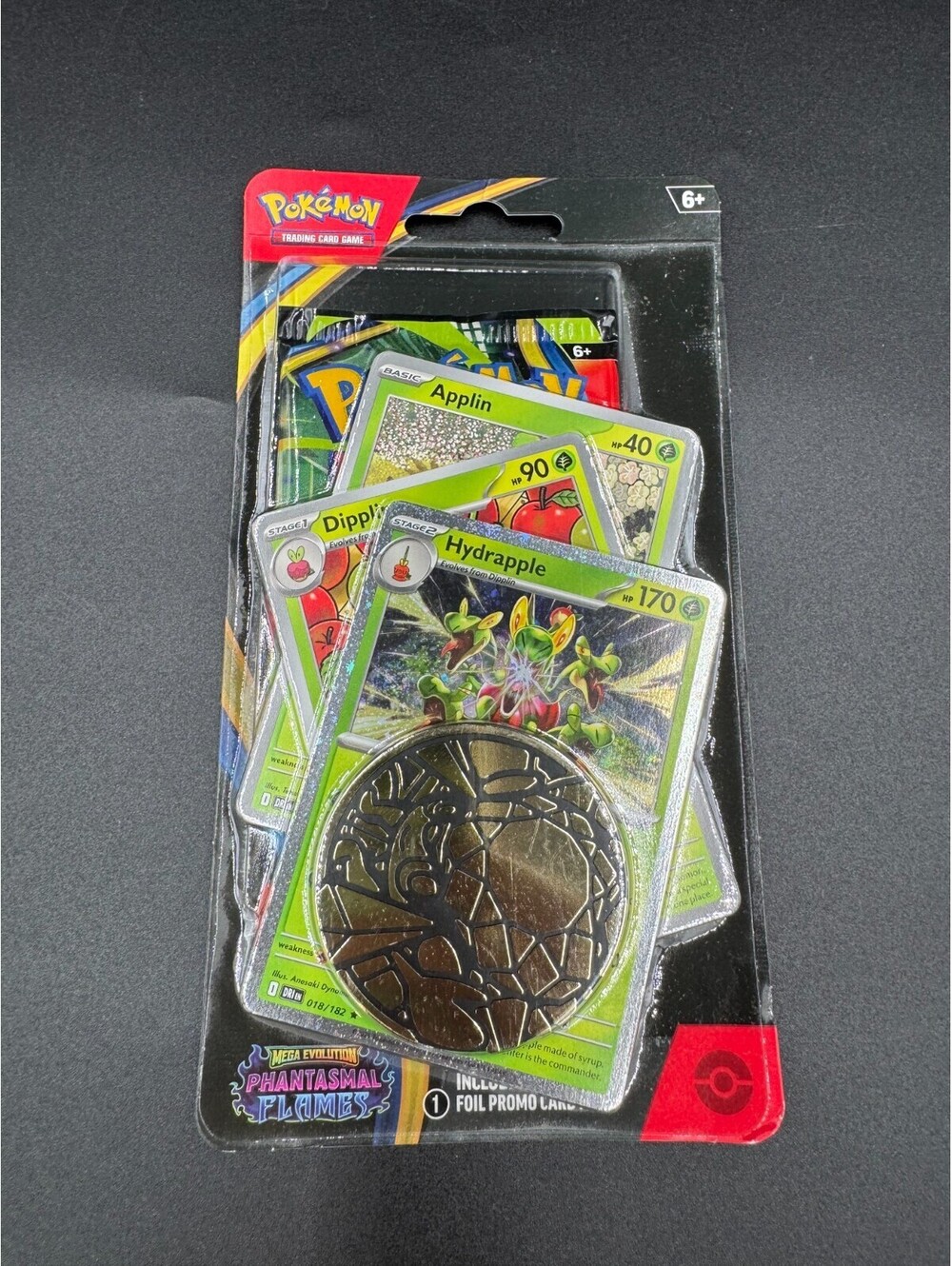 Pokemon TCG : Phantasmal Flames Checklane Blister (Hydrapple) Mega Evolution New